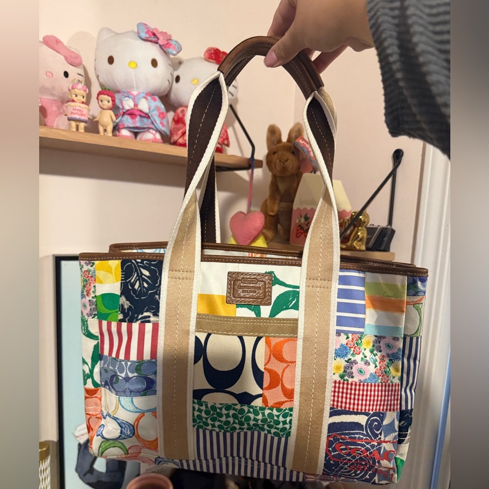 Coach Patchwork Tote Bag